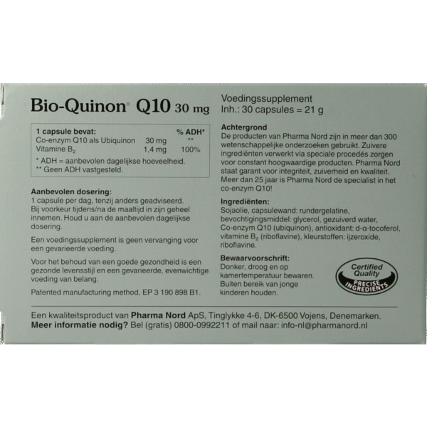 Pharma Nord Bio quinon Q10 30mg - Image 2
