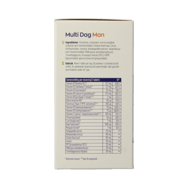 Vitakruid Multi Dag & Nacht Man 100% Vegan 2 x 90 - Image 3