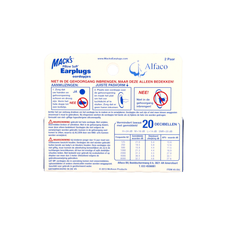 Macks Earplugs - Afbeelding 2