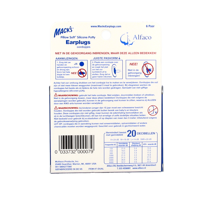 Macks Earplugs - Afbeelding 2