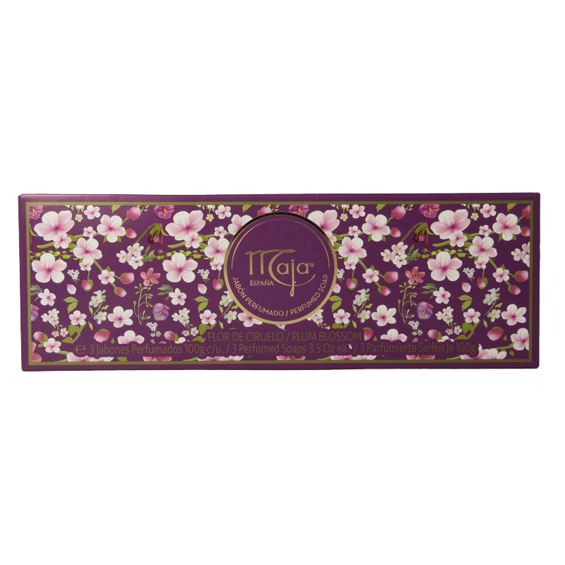 Maja Plum blossom zeep 3 x 100 gram