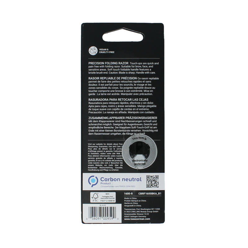 Tweezerman Wenkbrauw scheermesje - Afbeelding 2