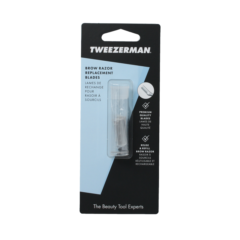 Tweezerman Brow razor replace blades
