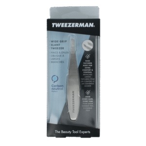Tweezerman Slant tweezer no slip with grip