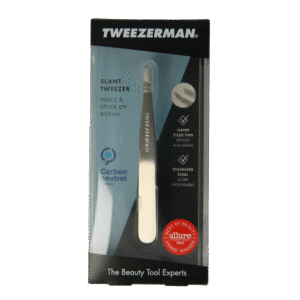 Tweezerman Slant tweezer klassiek stainless steel