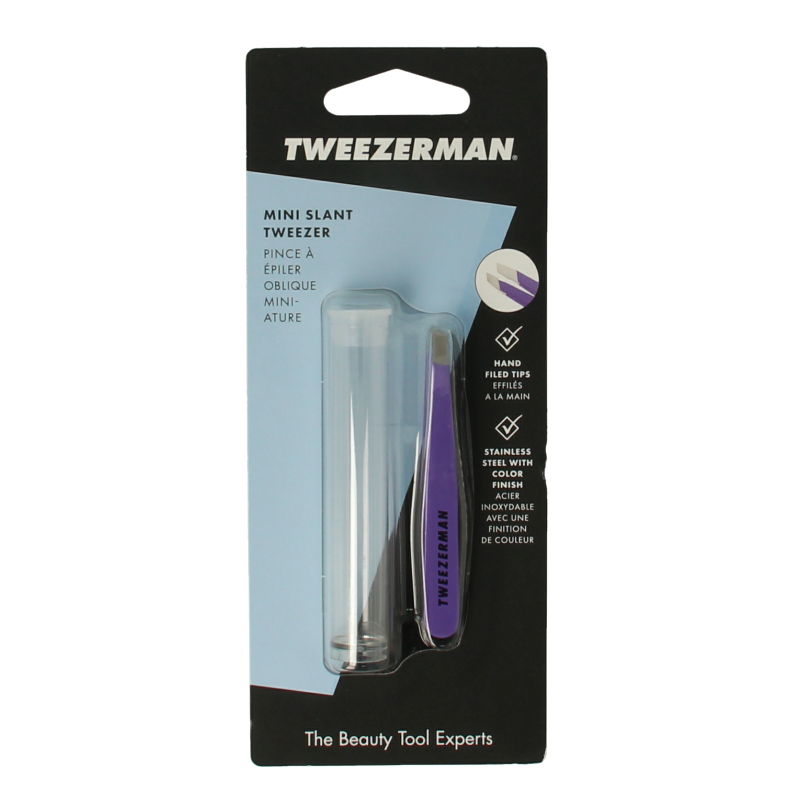 Tweezerman Mini slant tweezer blooming lilac