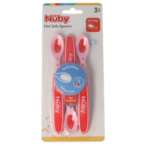 Nuby Warmtegevoelige lepeltjes 3+ maanden assorti
