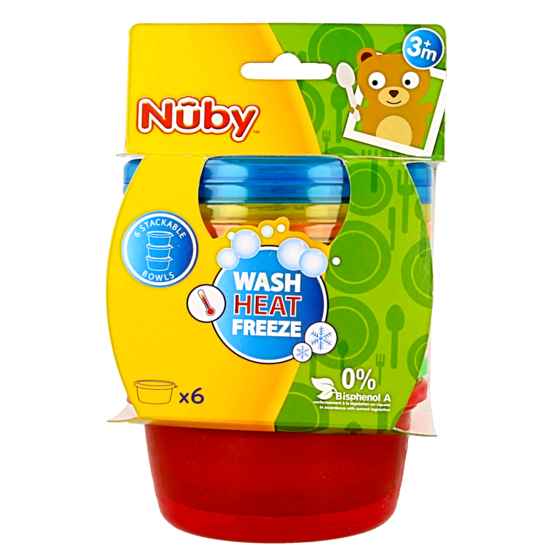 Nuby Snackkommetjes met deksel 300ml