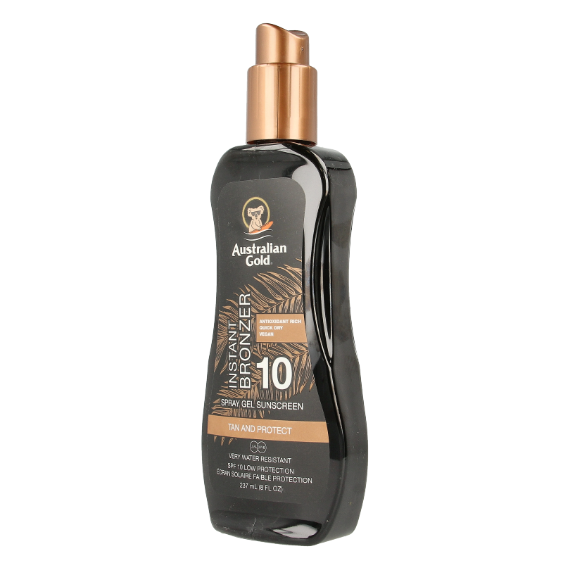 Australian Gold Spray gel met bronzer SPF10 - Afbeelding 2