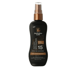 Australian Gold Spray gel met bronzer SPF15