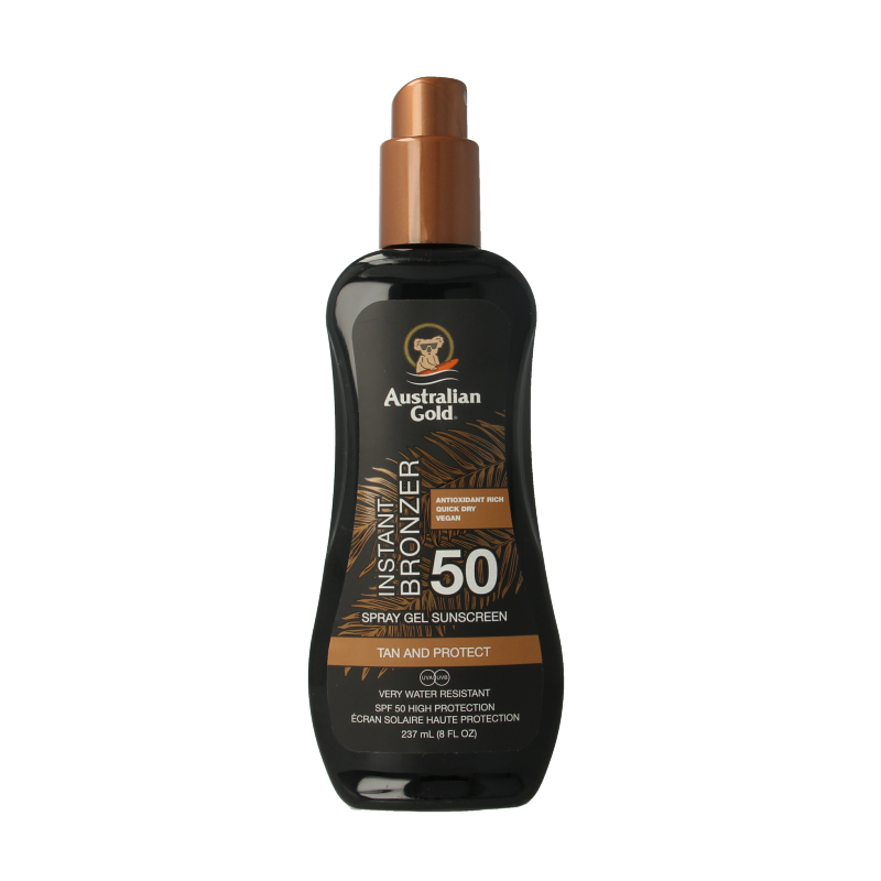 Australian Gold Spray gel bronzer SPF50