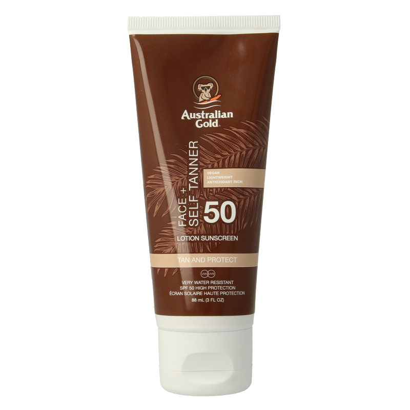 Australian Gold Face met selftanner SPF50
