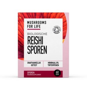 Mushrooms for Life Reishi sporen poeder bio