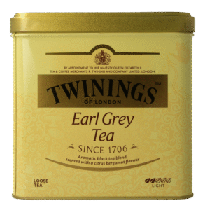 Twinings Earl grey blik