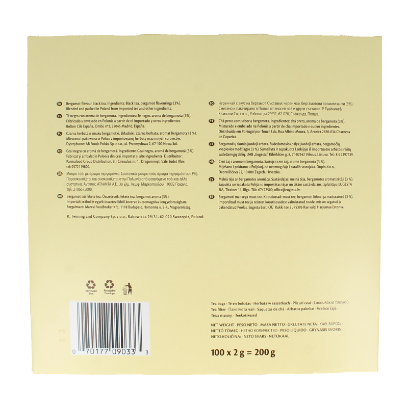 Twinings Earl grey envelop - Afbeelding 3