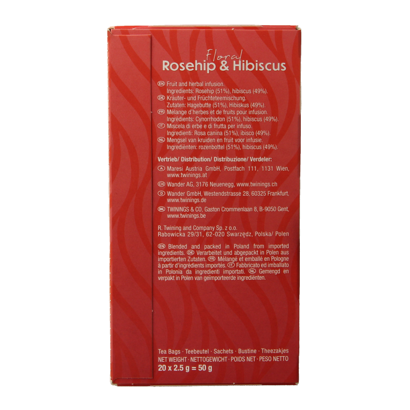 Twinings Rozenbottel hibiscus - Afbeelding 2
