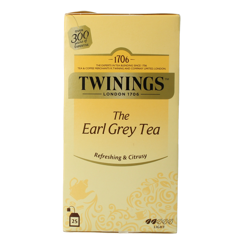 Twinings Earl grey envelop zwart