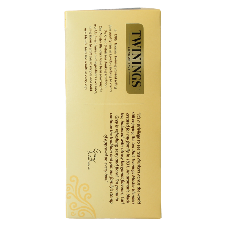 Twinings Earl grey envelop zwart - Afbeelding 2