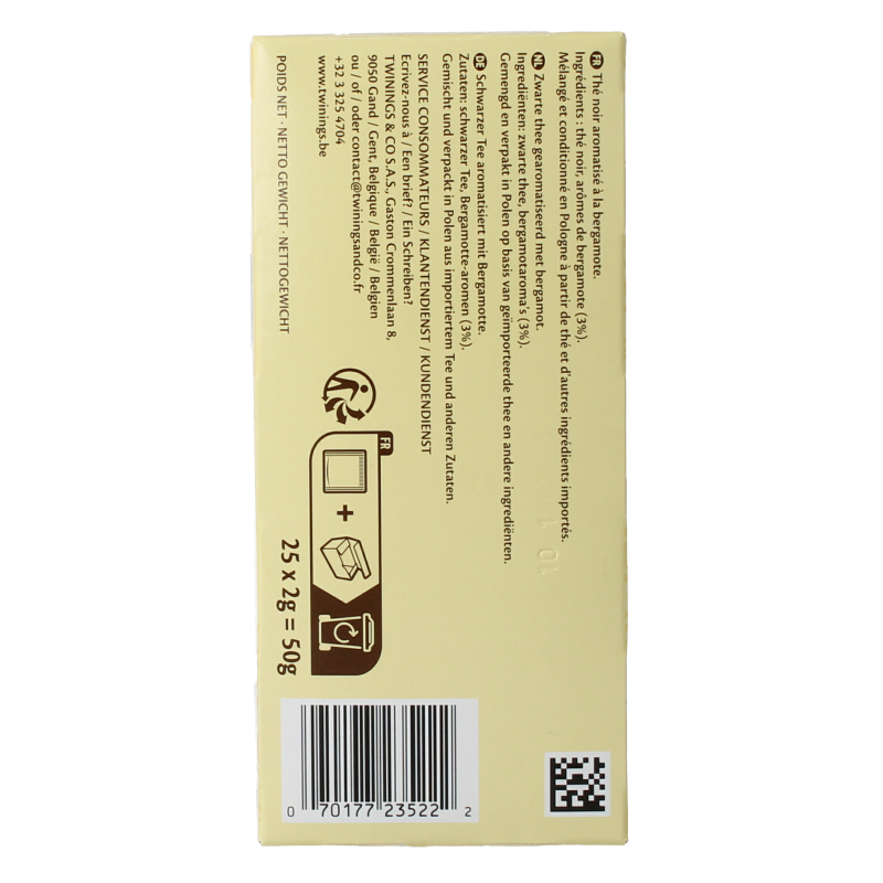 Twinings Earl grey envelop zwart - Afbeelding 4
