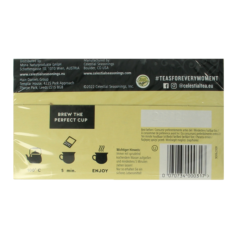 Celestial Season Mandarin orange spice herb tea - Afbeelding 3