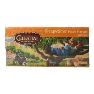 Celestial Season Sleepytime peach herb tea