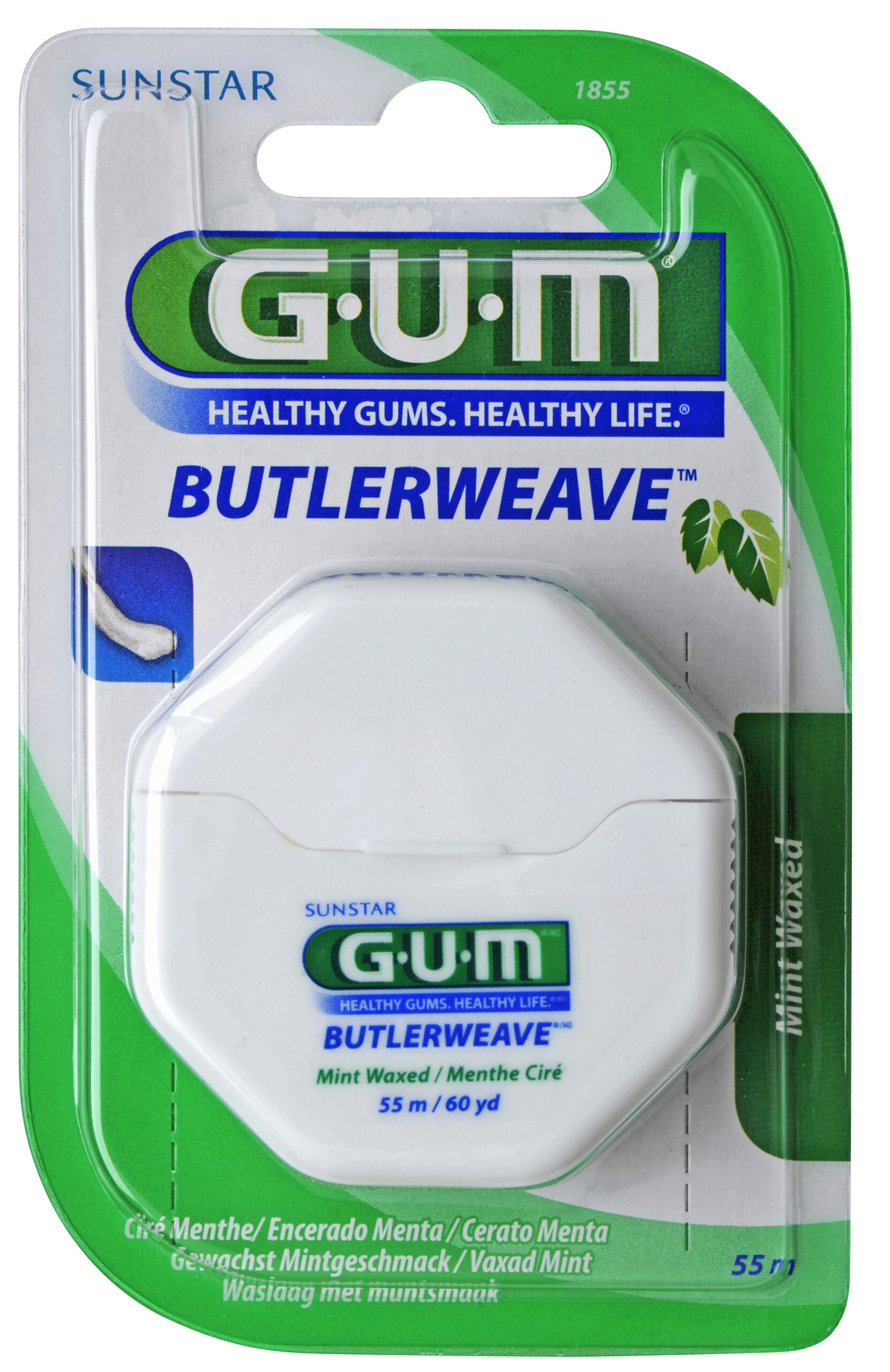 GUM Butlerweave waxed mint 55 meter