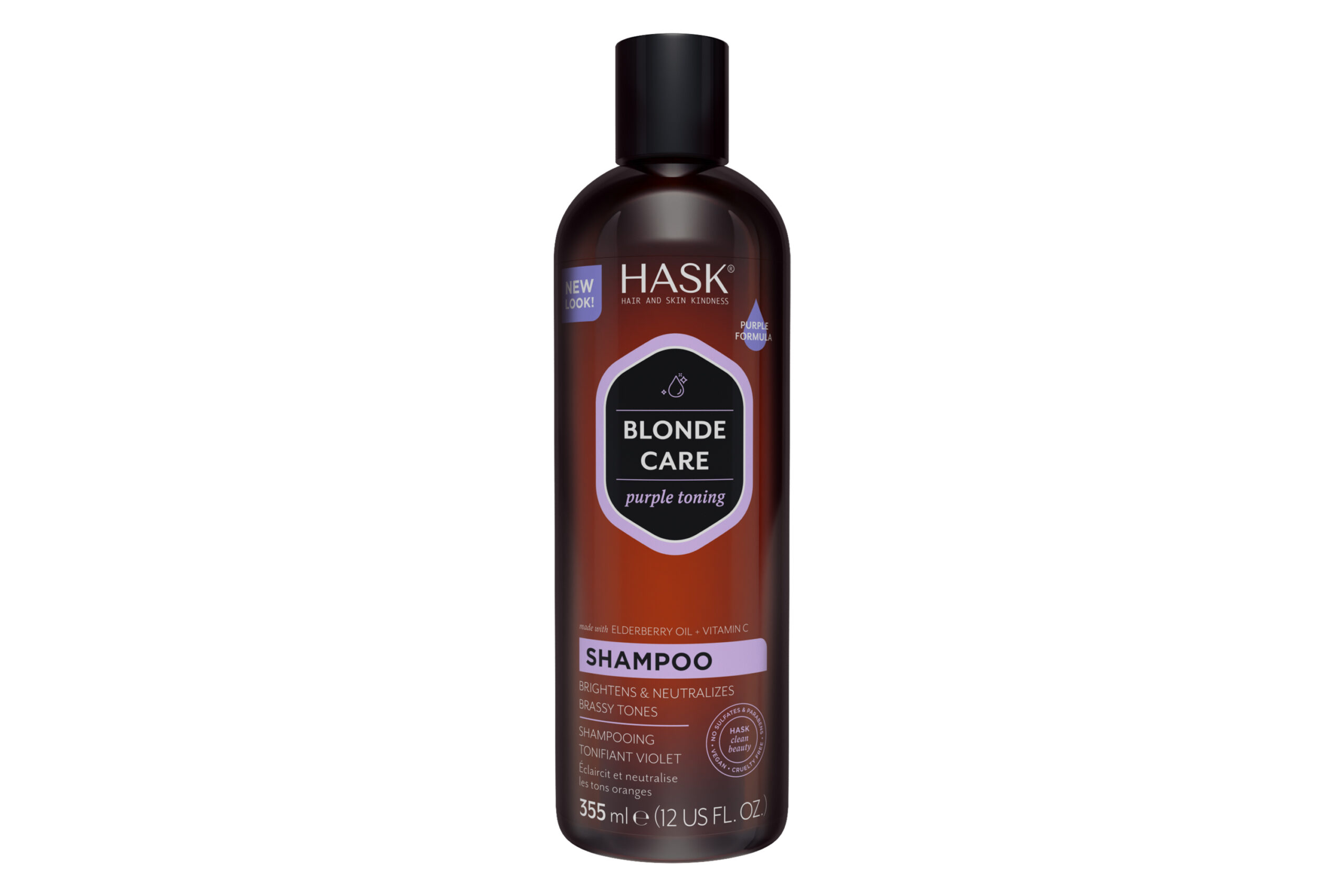 HASK Shampoo blonde care purple toning