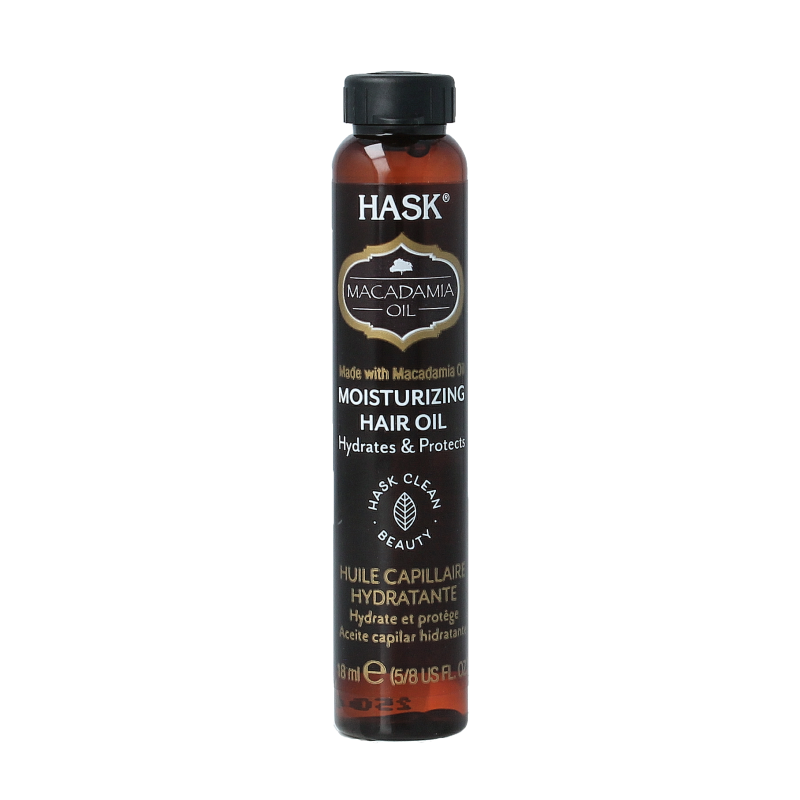 HASK Macadamia oil moisturising shine oil