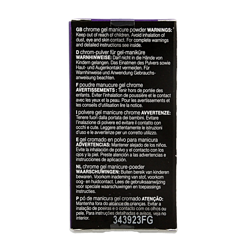 Sensationail Chrome powder purple - Afbeelding 3