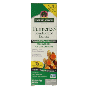 Natures Answer Turmeric-3 Curcuma extract alcoholvrij