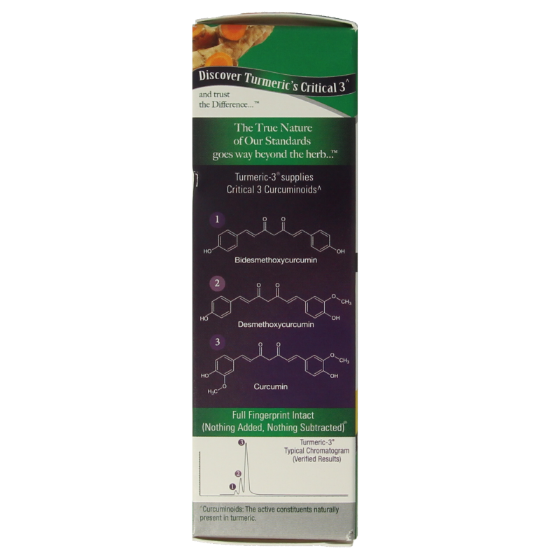 Natures Answer Turmeric-3 Curcuma extract alcoholvrij - Afbeelding 3