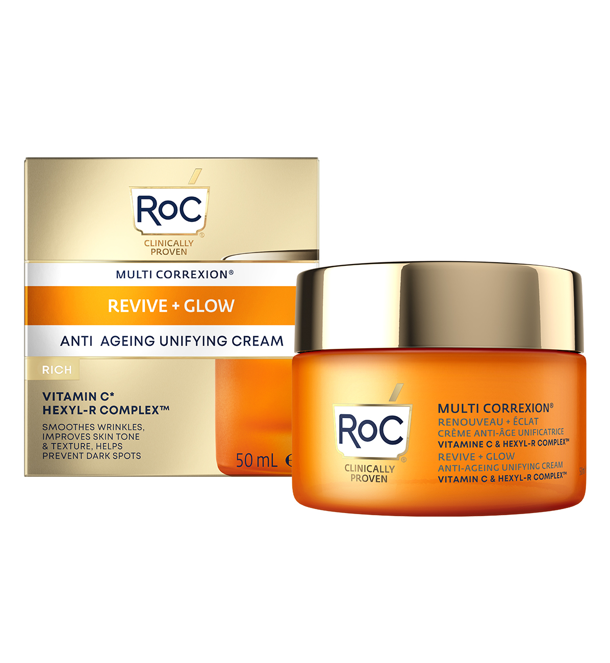 ROC Multi correxion revive & glow anti-age rich cream