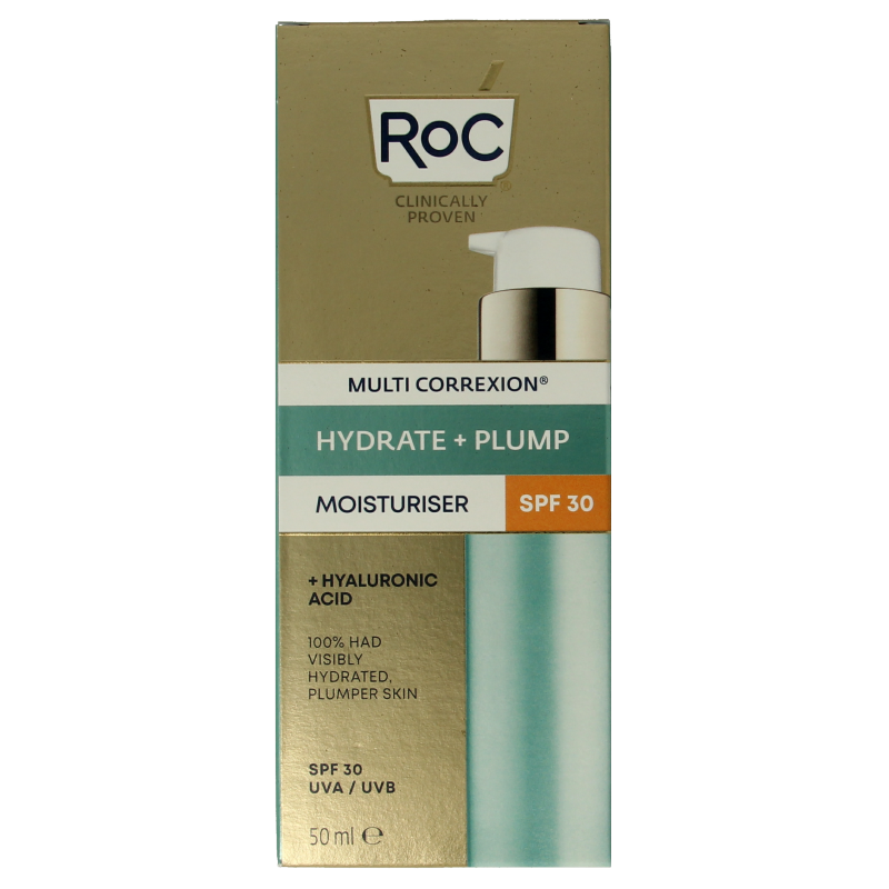 ROC Multi correxion hydrate+plump moisturiser SPF30