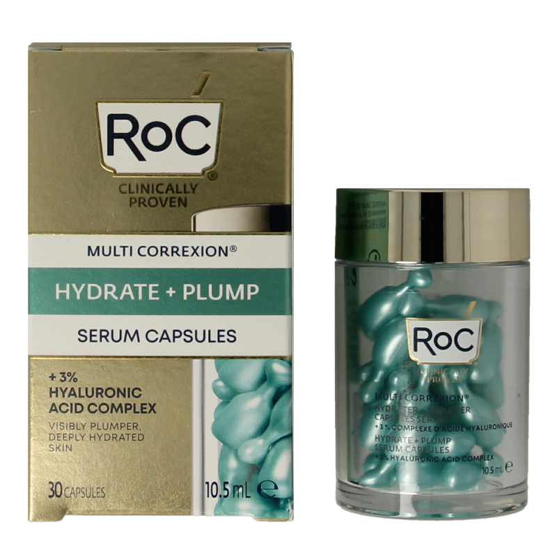 ROC Multi correxion hydrate+plump serum capsules - Afbeelding 2