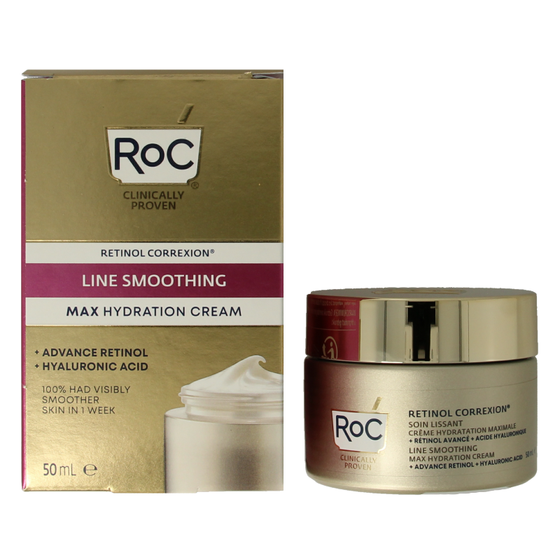 ROC Retinol correxion line smoothing max hydration - Afbeelding 2
