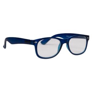 Melleson Eyewear Leesbril wayfarer mat blauw +2.00