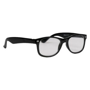 Melleson Eyewear Leesbril wayfarer glans zwart +2.00