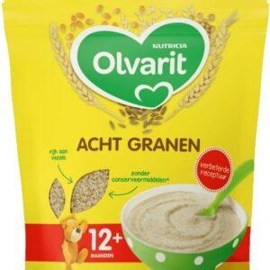 Olvarit Ontbijtpap 8 granen 12+ maanden