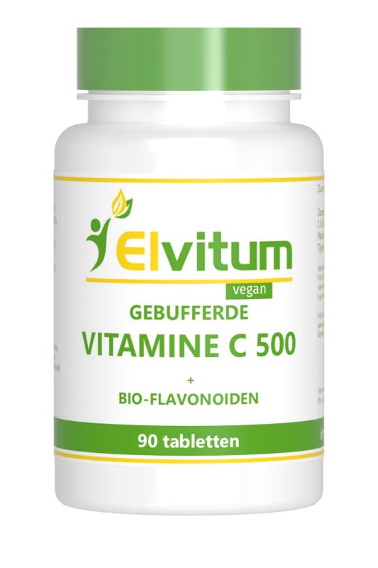 Elvitum Gebufferde vitamine C 500mg