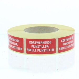 Spruyt Hillen Sticker kortwerkende pijnstiller