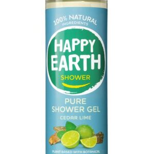 Happy Earth Pure showergel cedar lime