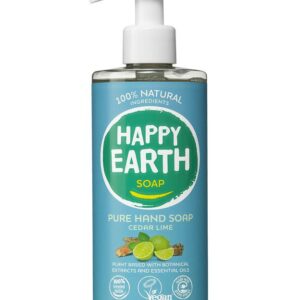 Happy Earth Pure hand soap cedar lime