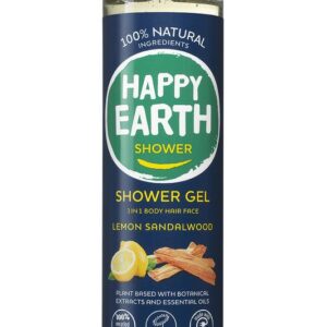 Happy Earth Pure showergel lemon sandalwood