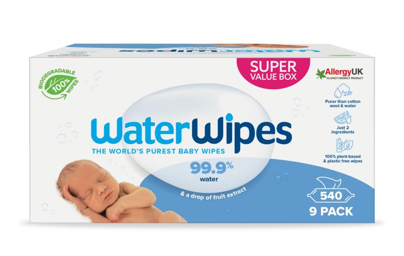 Waterwipes Babydoekjes 9-pak