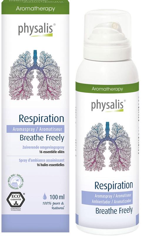Physalis Aromaspray respiration bio