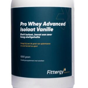 Fittergy Pro whey advanced isolate vanille