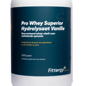 Fittergy Pro whey superior hydrolysate vanille