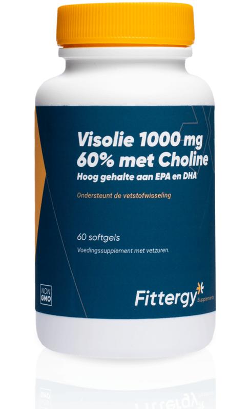 Fittergy Visolie 1000mg 60% met choline