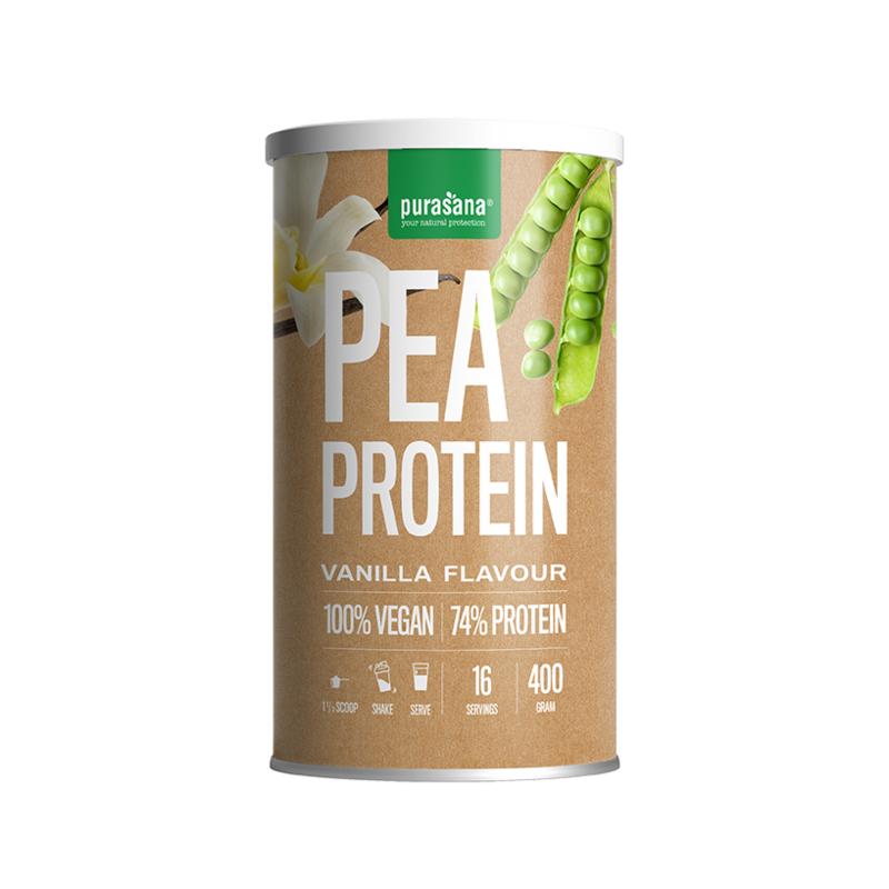 Purasana Protein pea 74% vanille vegan