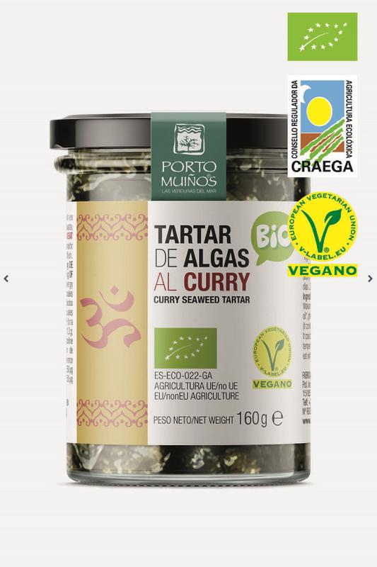 Porto Muinos Zeewier spread curry bio